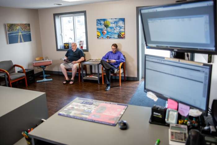 We offer a comfortable lobby for your wait.